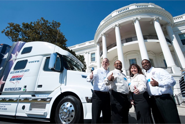 <p><strong>America's Road Team drivers at the White House.</strong> <em>Photo: ATA</em></p>