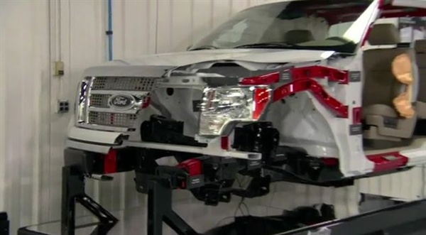 <p>This still taken from Ford's video on aftermarket crashparts.</p>