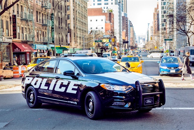 Ford Police Responder Hybrid Sedan. Photo courtesy of Ford