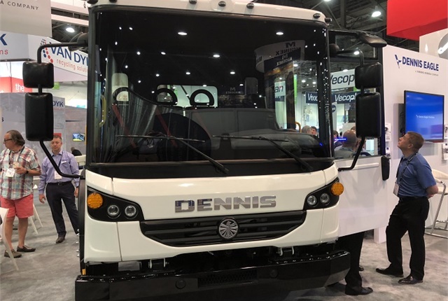 Dennis Eagle has launched the ProView refuse hauler for North American markets, based on the company's Elite European model. Photos: Jack Roberts
