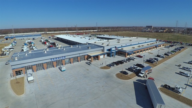 <p><strong>Tag&rsquo;s new 190,000-square-foot Freightliner dealership in Memphis, Tennesee, features a new and used truck sales center, a parts and service center, a parts distribution center, a full body shop, and the Tag Technical Institute.</strong> <em>Photo: Daimler</em></p>